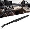 2PCS Center Console Dashboard Cover Trim Replacement for   C Class W205 2015+(Black )