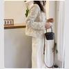 Lace Hook Flower Short Coat Women's Long Sleeved Spring Autumn Clothing Thin Cut Hollow Top