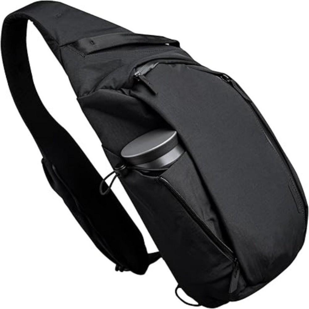 High Quality Simple Crossbody Bag with Water Bottle Pocket Solid Color Chest Bag Casual Shoulder Bag Outdoor Sport