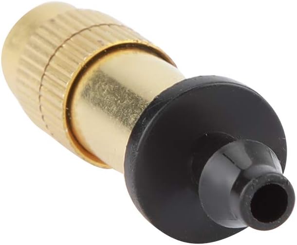 Copper Water Misting Nozzle, Adjustable High-Pressure Spray, Micro Sprayer, 10 Pack Durable Copper Build with Universal 4/7mm Hose Connection