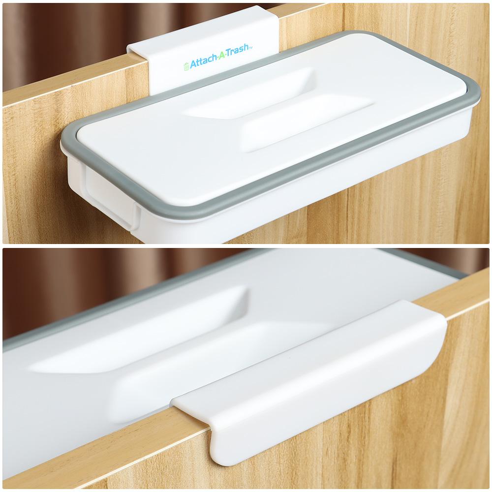 Bag Carrier Rubbish Bag Holder Attach-A-Trash Hanging Kitchen Waste Bin Cupboard Rubbish Bracket