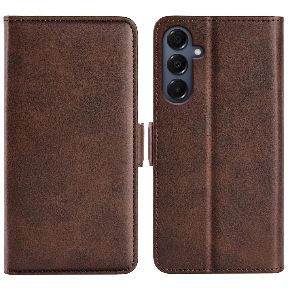 For Samsung Galaxy A17 Case Calf Texture Leather Wallet Phone Cover