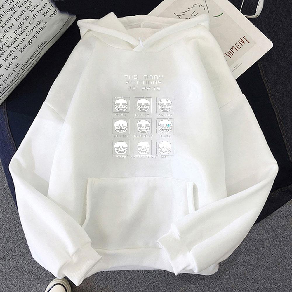 Sans Papyrus Aesthetic Hoodie Graphic Printing Undertale Sweatshirt Women/men Retro Clothing Moletom Comfortable Winter Hoody