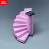 Нетоксичные кубики Moc Розовый Романтичный Дом Декор Частицы Сердце Бант Сумка Тарелка Штаны Строительный Блок Детские Игрушки День Рождения Любящий Подарок