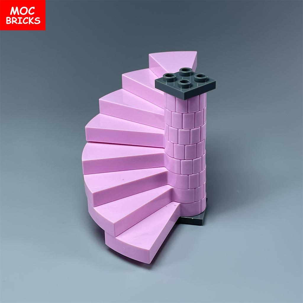 Нетоксичные кубики Moc Розовый Романтичный Дом Декор Частицы Сердце Бант Сумка Тарелка Штаны Строительный Блок Детские Игрушки День Рождения Любящий Подарок
