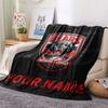 Custom Name North Sydney Bears Flannel Blanket, High quality Comfortable for All Seasons, Home Decor, Warmth and Comfort