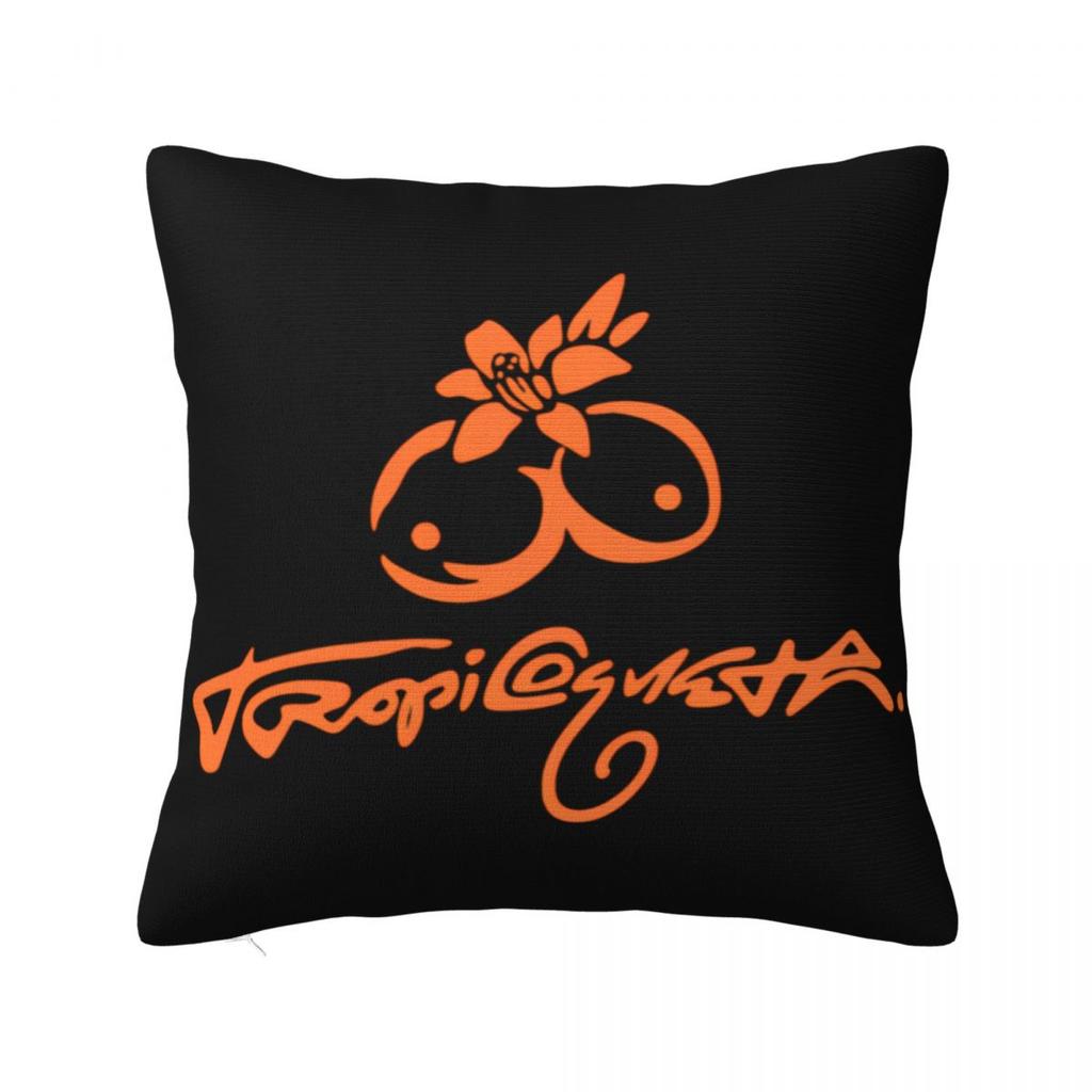 Karol G Tropicoqueta New Album Pillowcase Polyester Cushion Cover Decor Verano Rosa Throw Pillow Case Cover Home Square 40X40Cm