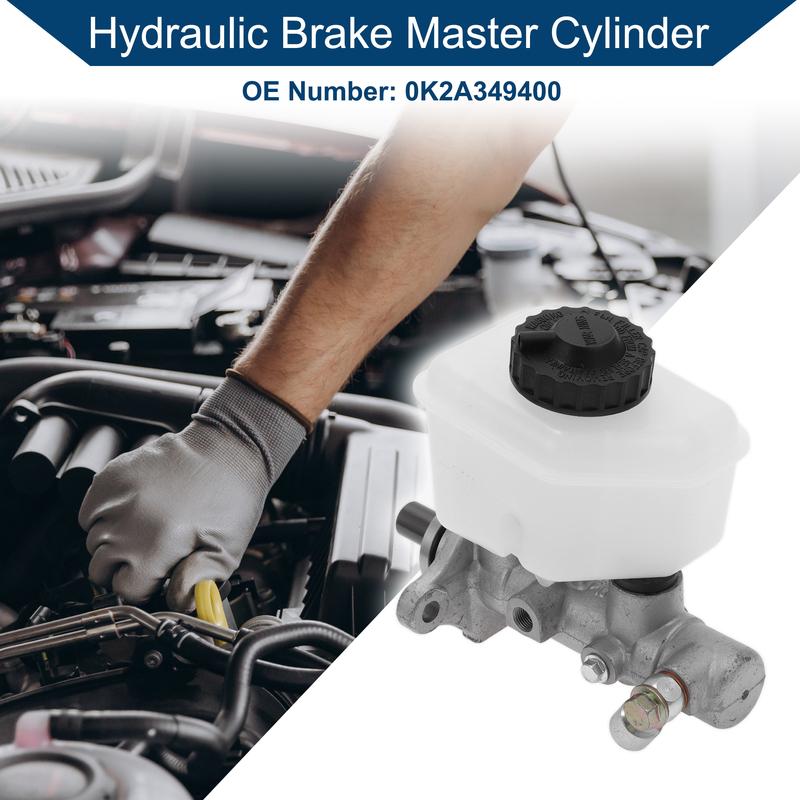 UXCELL No.0K2A349400 Brake Master Cylinder for Kia Spectra 2000-2004 Engine Compartment Hydraulic Master Cylinder