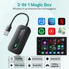 OTTOCAST New Play2Video Pro Wireless Carplay Adapter Android Auto Ai Box Built in Youtube Netflix for Car with Wired Carplay