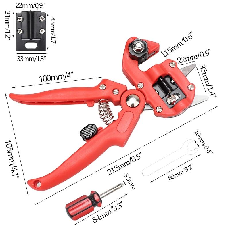 Садовый секатор для прививки, набор для прививки, сельскохозяйственные ножницы для обрезки фруктовых деревьев, ножницы для прививки растений, машина для обрезки фруктовых деревьев