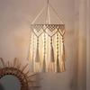 1Pc New Nordic Style Handmade Cotton Rope Woven Lampshade, Famous Star Lighting Pendant, Room Decoration Wall Hanging