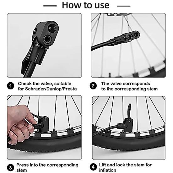 Универсальный без утечек износостойкий насос для накачивания шин высокого давления, быстрая скорость, инструмент для ремонта велосипеда