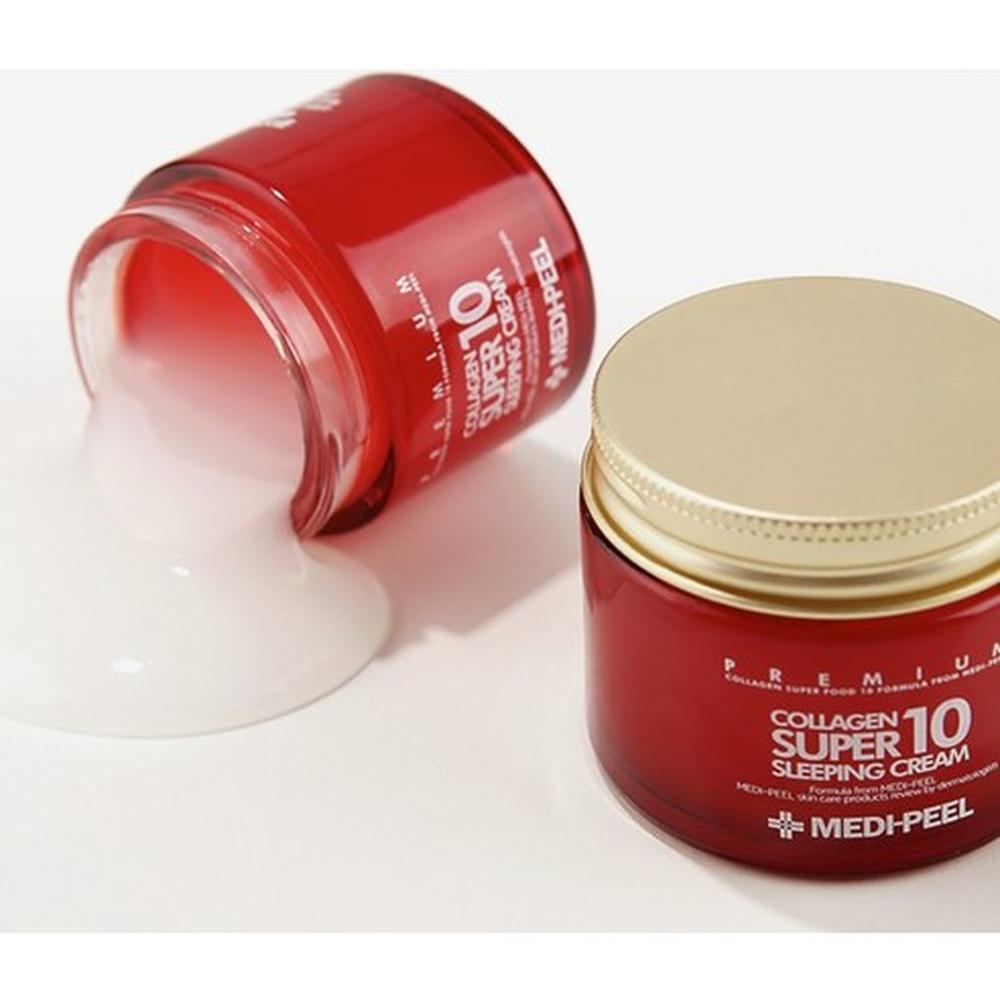 MEDIPEEL Коллагеновый Super 10 Ночной крем 70 мл - Ночной крем для подтягивающего ухода, Корейский