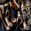 Mid-length Scarf Retro Literary High-end Scarf Shawl Breathable Sunscreen