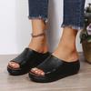 Women Flats Platform Slippers Casual Beach Shoes Summer Sandals 2025 Trend New Open Toe Flip Flops Woman Slides Zapatos