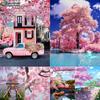 Diamond Painting Sakura Landscape Diamond Mosaic Craft Diamond Embroidery Painting