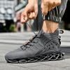 Мужская обувь больших размеров, офисная версия, модные кроссовки с сетчатой подошвой Blade, модная мужская обувь для бега