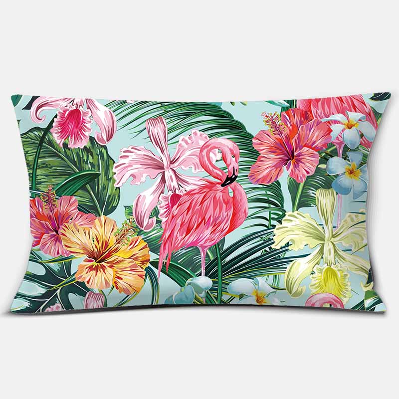 Модное растение Фламинго украшение дома автомобильный диван наволочка 30 см * 50 см