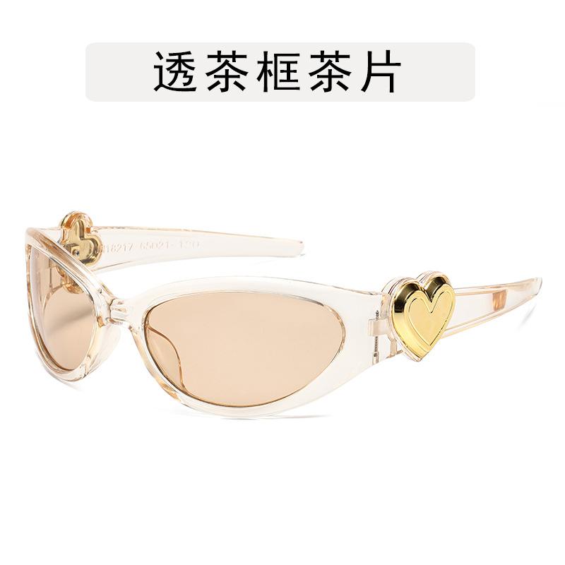 Sweet Style Sunglasses for Women Y2K Stylish UV Protection Outdoor Sun Glasses Korean Stylish Sunglasses Women