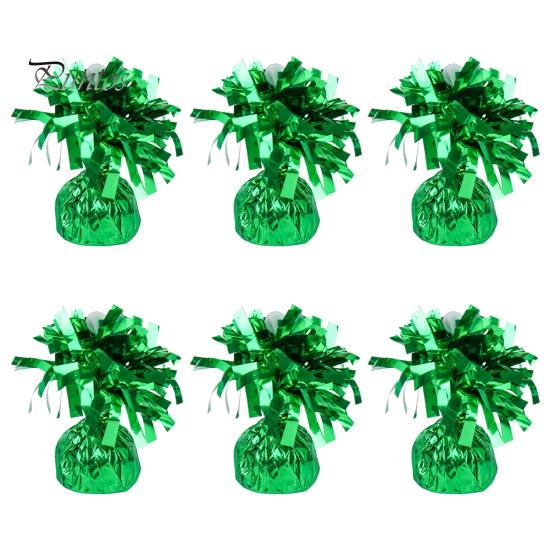 6 шт. грузила для воздушных шаров, анти-плавающие воздушные шары, гравитационные блоки, фольгированные, в бумажной упаковке, долговечные, многоразовые, изысканные, для свадебной вечеринки, выпускного вечера, фиксация воздушных шаров