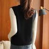 Весенне-летний тонкий трикотажный жилет для женщин в корейском стиле, новый свободный короткий стиль, внешний жилет без рукавов