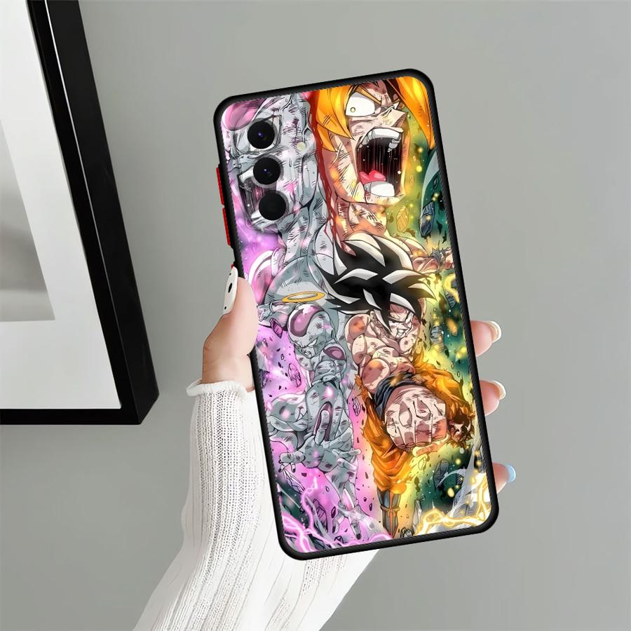 Чехол для телефона Dragon Ball Goku Vegeta для Samsung Galaxy A54 A24 A21s A73 A22 A34 A53 A52 A56 A25 A26 A35 A36