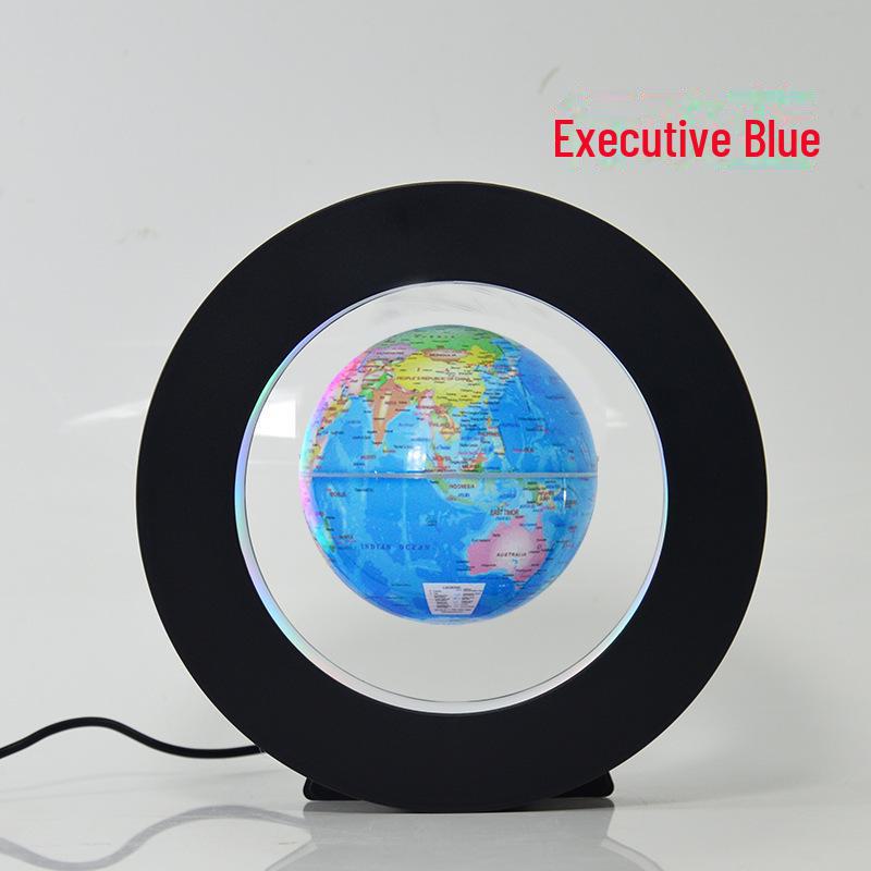 Светящийся русский магнитный левитационный глобус - креативный подарок и сувенир на выпускной