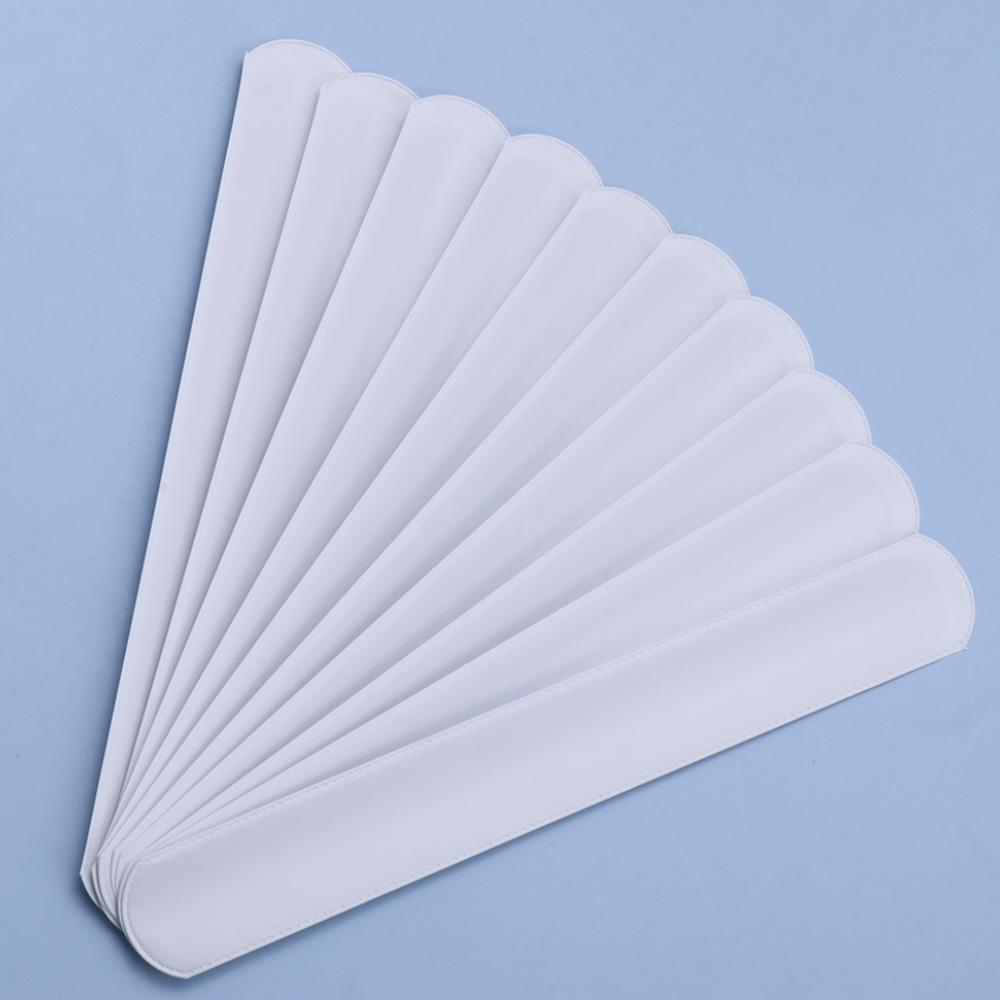 Valentine’s Day Christmas Halloween Blank Slap Bracelets Waterproof Wristbands Reusable Writable