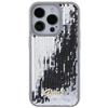Etui Guess Sequin Script Metal Na Iphone 15 Pro - Srebrne