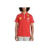 Puma Футболка поло с коротким рукавом и принтом в виде буквы Ferrari, повседневная, мужская, цвет алый 763602-01