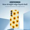 For Samsung Galaxy A16 5G/4G Case Sunflowers Pattern Printing Straight Edge TPU Phone Back Cover