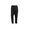 Casual Solid Color Loose Cuff Cargo Pants Men Bottoms Black GK4559