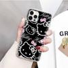 JZ23 Hello Kitty Прозрачный чехол для Samsung A04 A14 A23 M33 M53 Realme 10 9 C35 C55 VIVO Y02 X80 Infinix Hot 30 Note 11 Tecno Spark 8P Pro