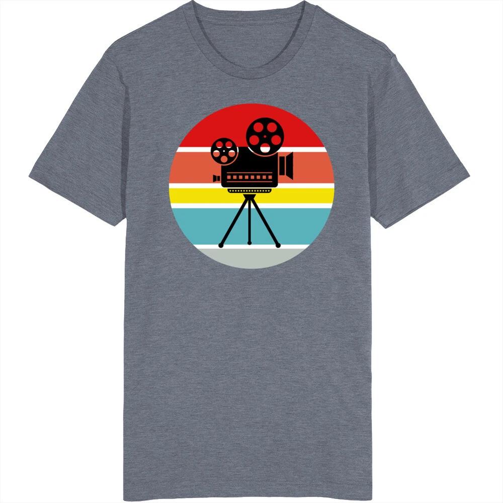 Movie Camera Retro Vintage Style Film Making EquipUnisext T Shirt