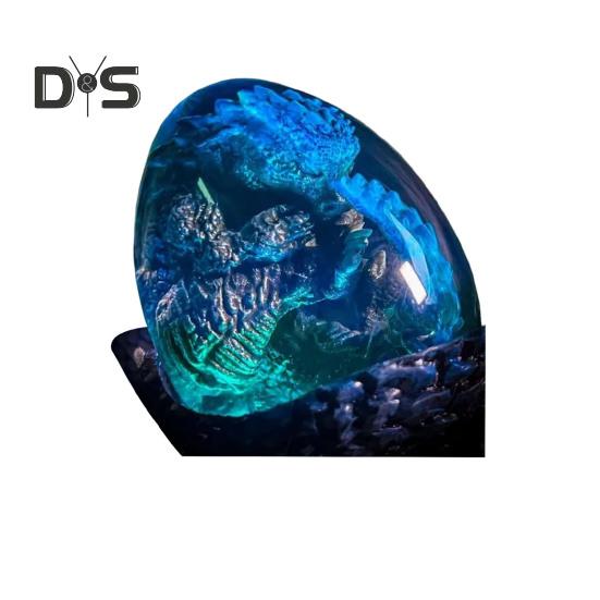 Ночной светильник в виде яйца динозавра, лампа ручной работы в виде дракона, инкубационный светильник в виде яйца динозавра для детской комнаты, декор детской комнаты, подарок любителю динозавров