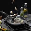 Zhishi 304 Stainless Steel Wok with Side Handle, 32cm