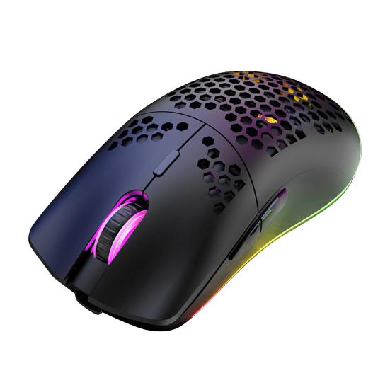 XYH80 Backlight Mouse Rechargeable Honeycomb Design RGB Lighting