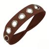Solid Color Hollow Metal Headband Grommet Yoga Elastic Hair Band  Women