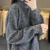 Женский кашемировый свитер Утолщенный Кашемир из Цинхэ 30% Кашемир 70% Шерсть Женский Осенний и Зимний Кашемировый Пуловер Мягкий и Теплый