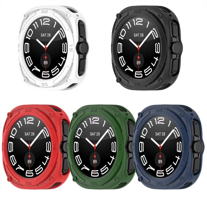 Protector Cover Half Coverage Shell for watch ultra 47mm Scratchproof Shell Bumper Frame Case Housing Easy Installation