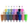 Double Wall Plastic Tumbler With Straw 24oz Large Capacity Matte Finish Travel Cup Office Home Car Outdoor