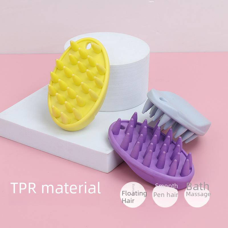 Универсальная силиконовая щетка для купания кошек и собак