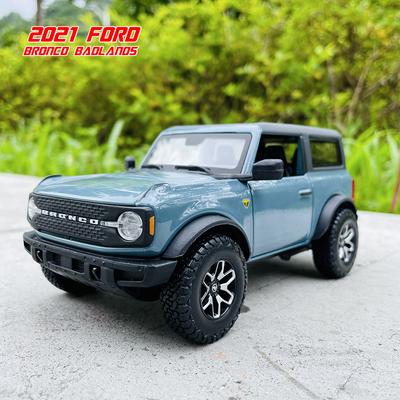 Майсто 1:24 Новый запуск 2021 Ford Bronco Badlands литой автомобильный модель-игрушка поделка украшение коллекция игрушка инструмент подарок литье под давлением