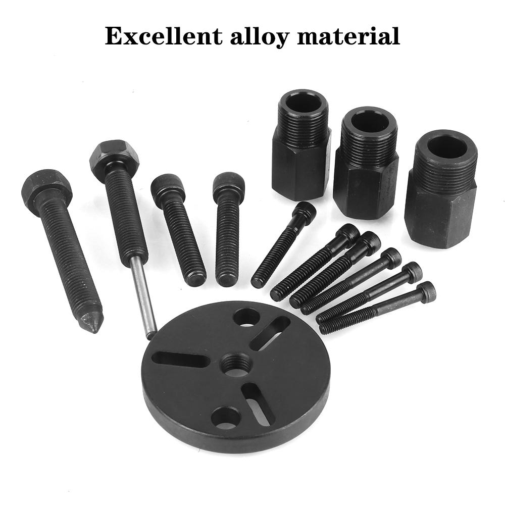 Съемник с присоской для автомобильных кондиционеров FS6, C171, 6P и 148, съемник для установки компрессора, 14 шт., инструмент для снятия муфты компрессора