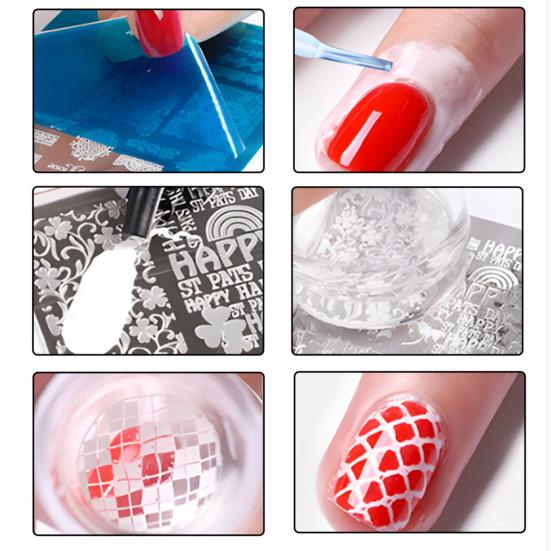 Набор пластин для штамповки банты цветы кружевной дизайн маникюр украшения металлические пластины переводные шаблоны серии Sweet