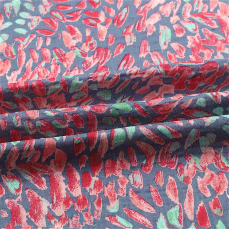 Летнее тонкое хлопковое платье Cheongsam, брюки с защитой от комаров, ткань «сделай сам», юбка, летние юбки, ткань с принтом, искусственная