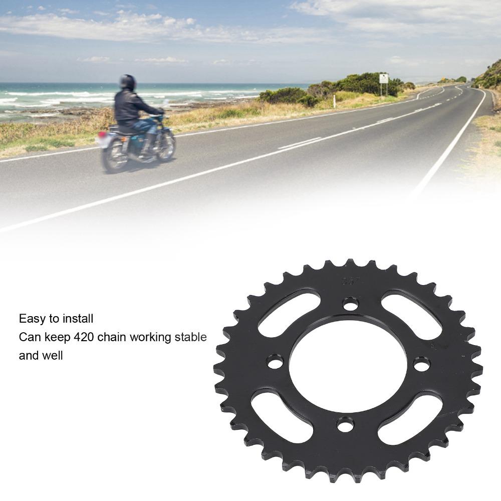 Inner 76mm Rear Sprocket Steel Kart Sprocket Durable Chain Sprocket for Motorcycle