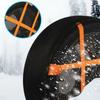 2 шт. Чехлы на колеса против скольжения по снегу Зимние чехлы против скольжения по снегу Цепи для автомобильных шин Износостойкий чехол для автомобильных шин против скольжения по снегу