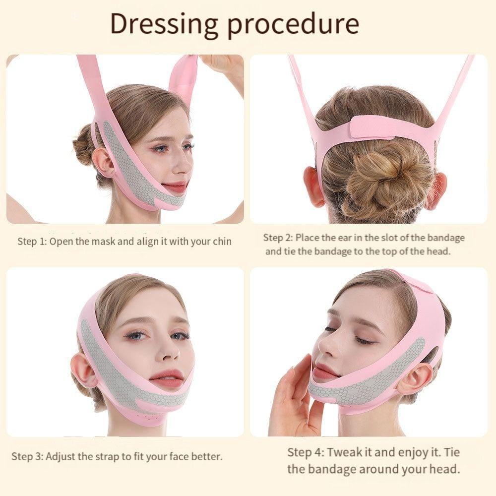 Comfortable Face Slimming Bandage Anti Wrinkle V Line Face Shaper  Physical Pulling