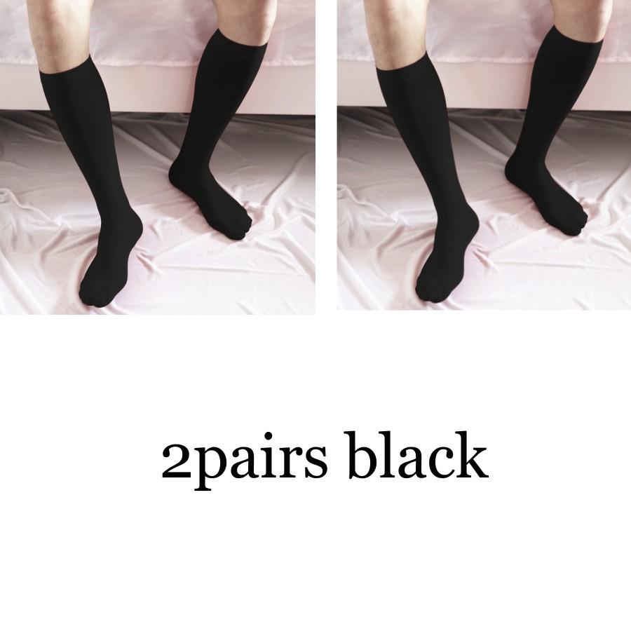 Шелковистые тонкие мужские носки мужские летние ультраэластичные гладкие деловые нейлоновые носки выше икры подарки мужские длинные носки мужские бесшовные